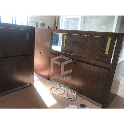 MDF Approval Jewelry Display Showcase Led Lighting Jewelry Shop Counter