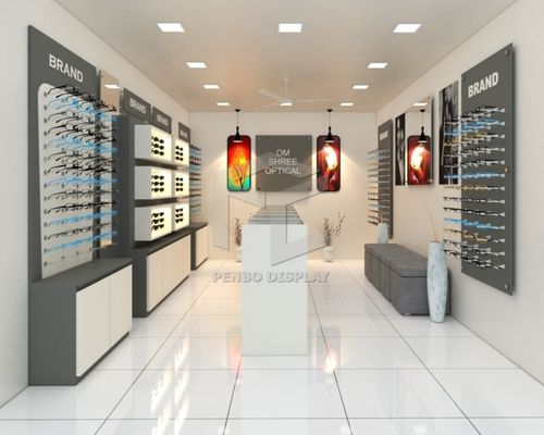 L5 LED Eyewear Glass Display Rack With 8mm Thick Melamine Board