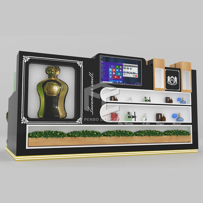 OEM Skincare Display Shelves 12mm Thick MDF Cosmetic Shop Display