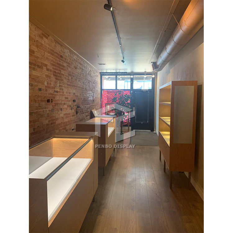 1050mm Long Mall Jewelry Shop Furniture MDF 8mm Thick