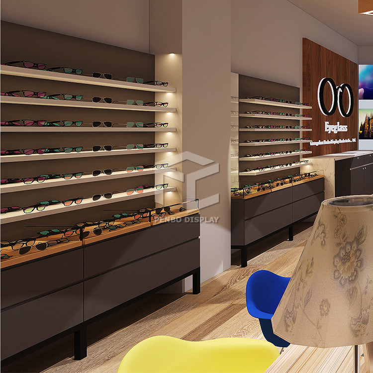 Monomer Design Optical Shop Furniture Design 16mm Thick MDF