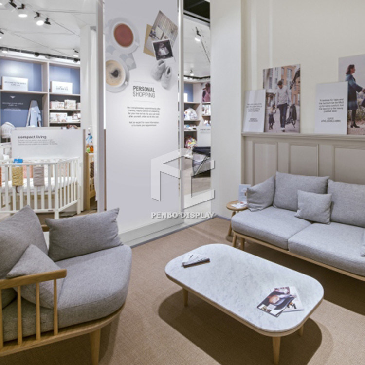 Powder Coated Attractive Clothing Display Racks Stands For Garment Store Decoration OEM